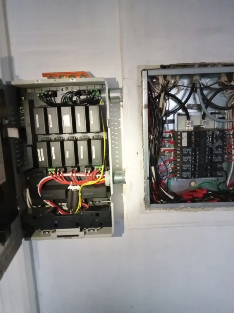 Electrical panel upgrade completed for Ring Doorbell Installation in Westville